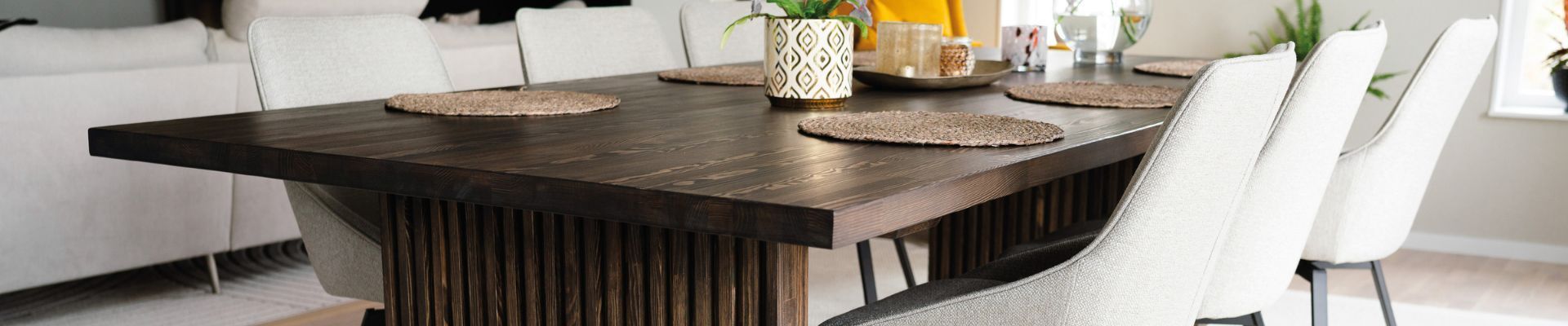 Rektangulære spisebord